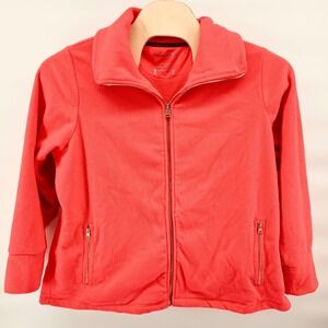 Calvin Klein Performance Coral Fleece Zip Up Jacket Women's Plus Size 3X Stretch